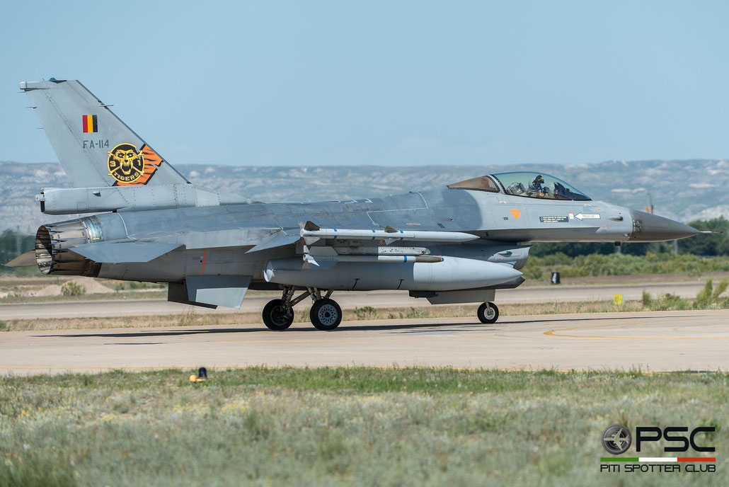 FA114   F-16AM  6H-114  10w © Piti Spotter Club Verona 