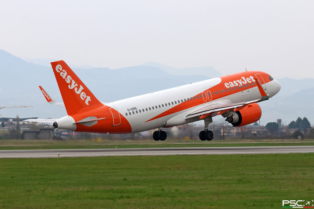 G-UZHL Airbus A320-251N 8375  LEAP 1A26  easyJet 2018 @ Verona Villafranca 03 2026 © Piti Spotter Club Verona