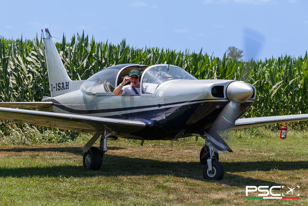I-ISAH  SIAI-Marchetti SF260D · Serial #: 836 @ Bagnoli FlyParty 06 2025 © Piti Spotter Club Verona