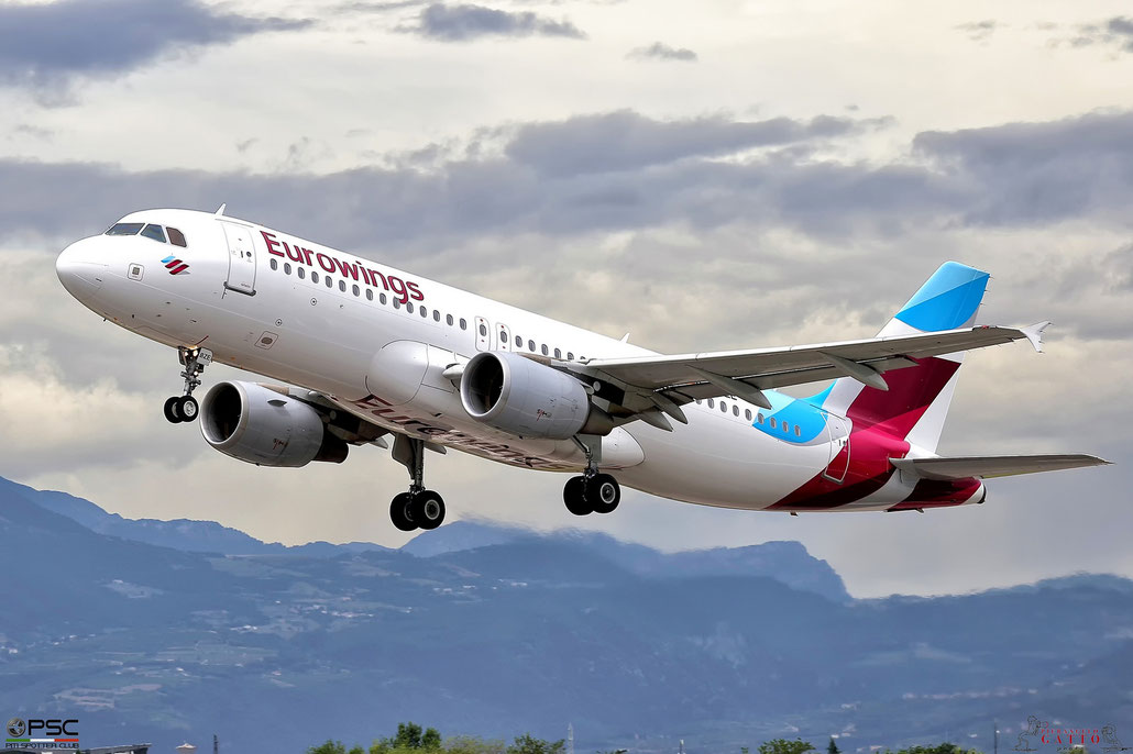 D-ABZE A320-216 3464 Eurowings @ Aeroporto di Verona 26.07.2017 © Piti Spotter Club Verona