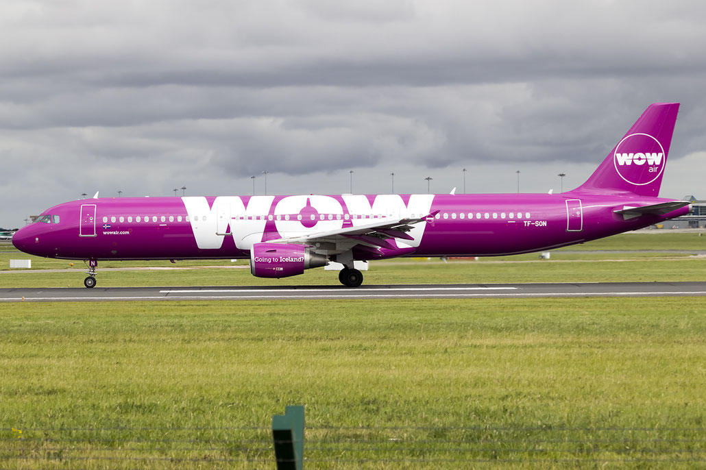 TF-SON A321-211 5733 WOW air @ Dublin Airport 14.08.2016 © Piti Spotter Club Verona