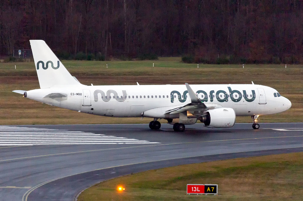 ES-MBB Airbus A320-271N 6914  PW1127G  Marabu Airlines 2016  @ Cologne-Bonn CGN 01 2025 e © Piti Spotter Club Verona
