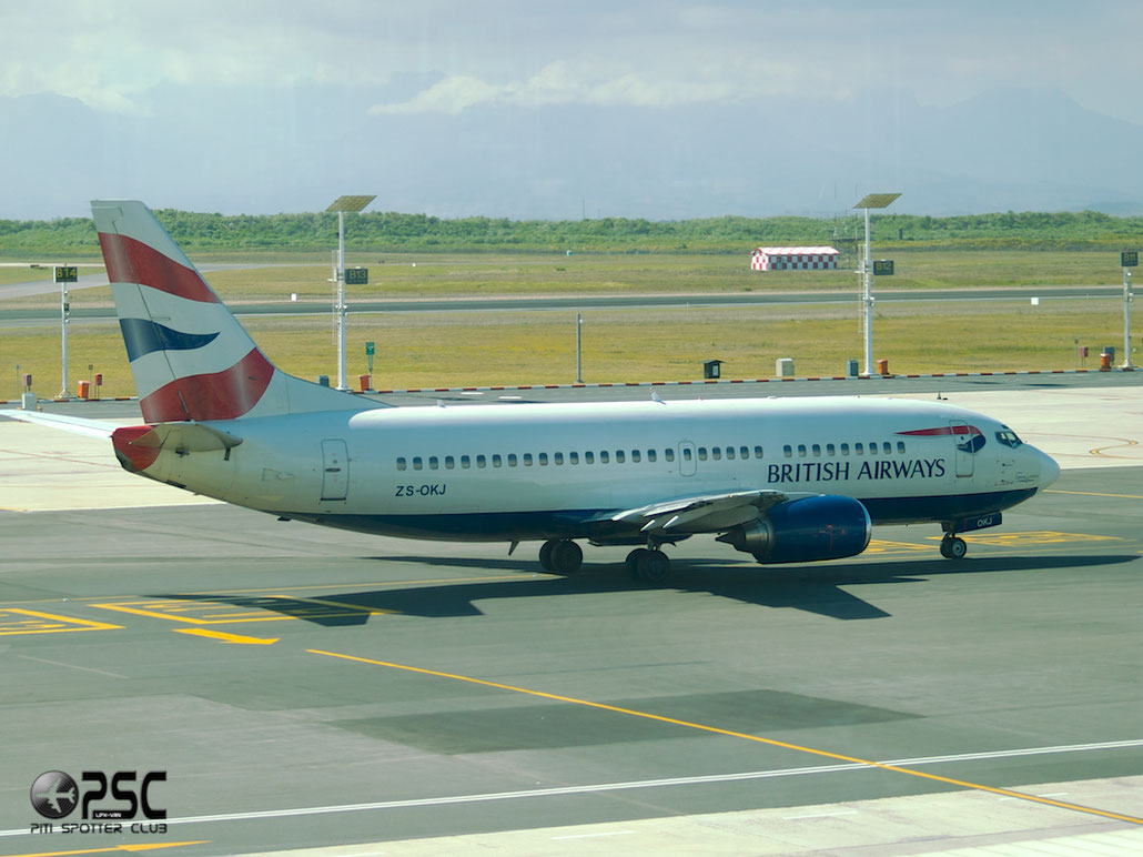ZS-OKJ B737-376 23487/1306 Comair - Commercial Airways @ Cape Town Airport 22.03.2014 © Piti Spotter Club Verona