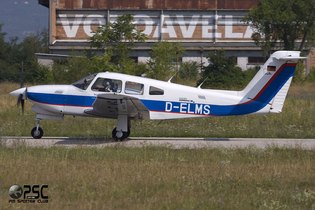 D-ELMS Piper PA-28RT-201T Turbo Arrow 4 P28U 28R-8031133 @ Aeroporto Verona Boscomantico © Piti Spotter Club Verona