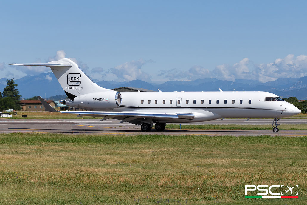 OE-IGG Bombardier Global Express XRS 9251  BR710-A2-20  Glock Aviation 2007 @ Aeroporto di Verona 07 2025 © Piti Spotter Club Verona
