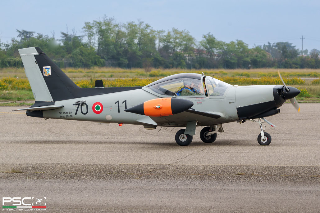 MM55106 70-11 SF260EA 6973/2068/EA009 207° Gruppo @ S.Damiano (PC) 10 2024 © Piti Spotter Club Verona