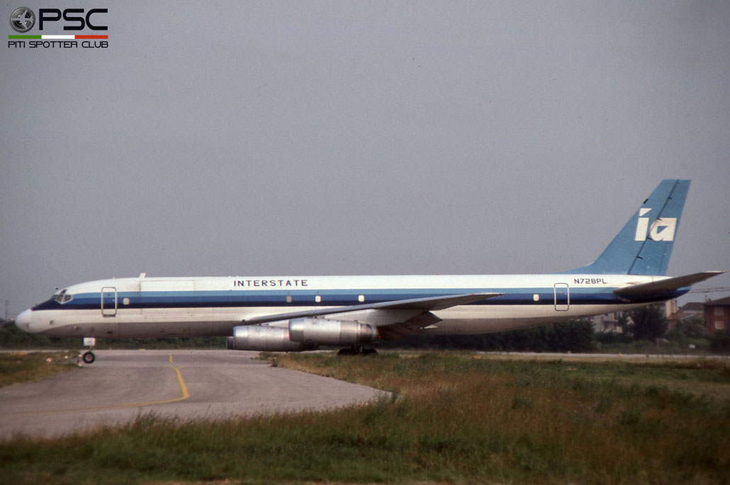 N728PL DC-8-62 45918/353 Interstate Airlines © 2018 courtesy of Marco Ceschi - Piti Spotter Club Verona