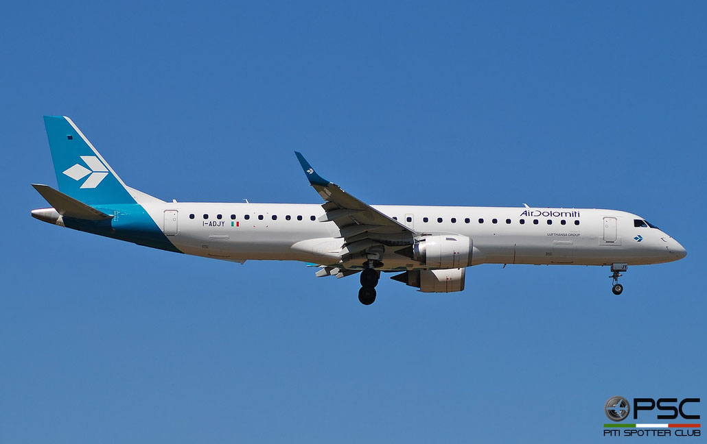 I-ADJY  ERJ195LR  19000300  Air Dolomiti  @ Aeroporto di Verona 2021 © Piti Spotter Club Verona