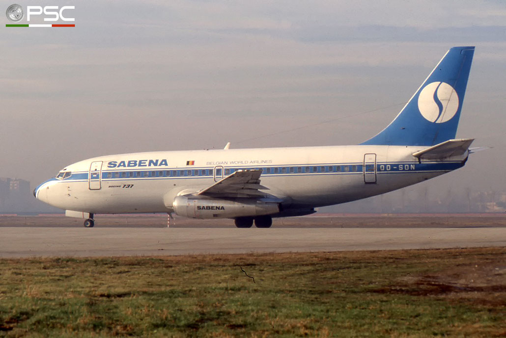 OO-SDN B737-229 21176/431 SABENA Belgian World Airlines © 2017 courtesy of Marco Ceschi - Piti Spotter Club Verona