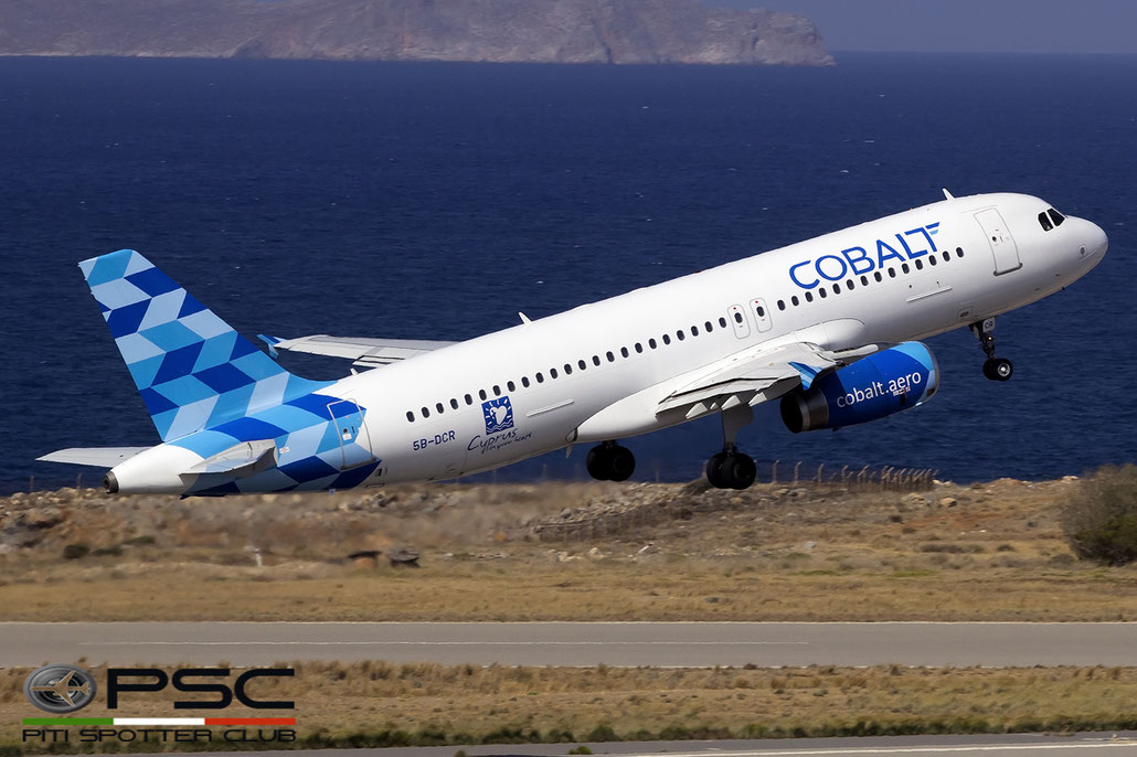 5B-DCR A320-232 928 Cobalt @ Heraklion Airport 09.2016 © Piti Spotter Club Verona