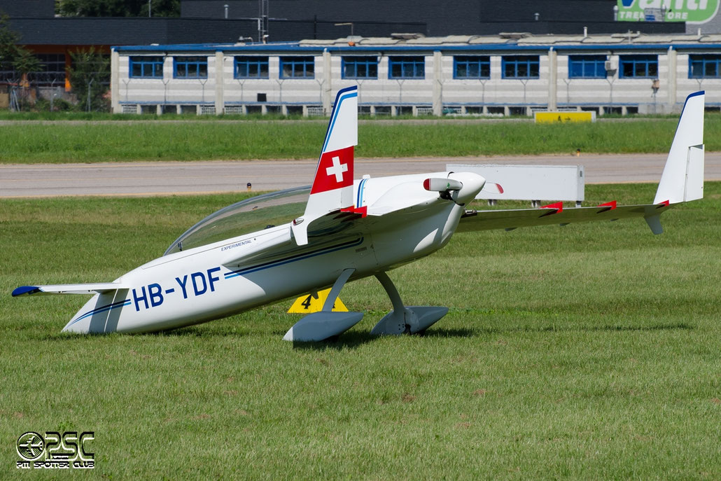 HB-YDF RUTAN VariEze VEZE @ Aeroporto di Bolzano © Piti Spotter Club Verona