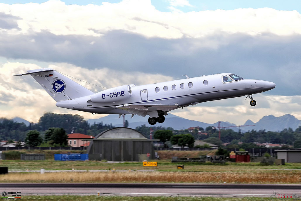 D-CHRB Ce525C (CJ4) 525C-0144 Hahn Air @ Aeroporto di Verona 26.07.2017  © Piti Spotter Club Verona