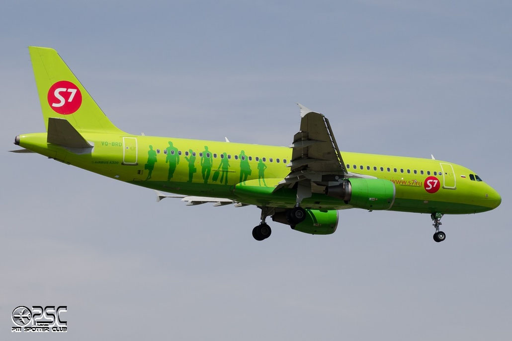 VQ-BRD A320-214 5031 S7 Airlines