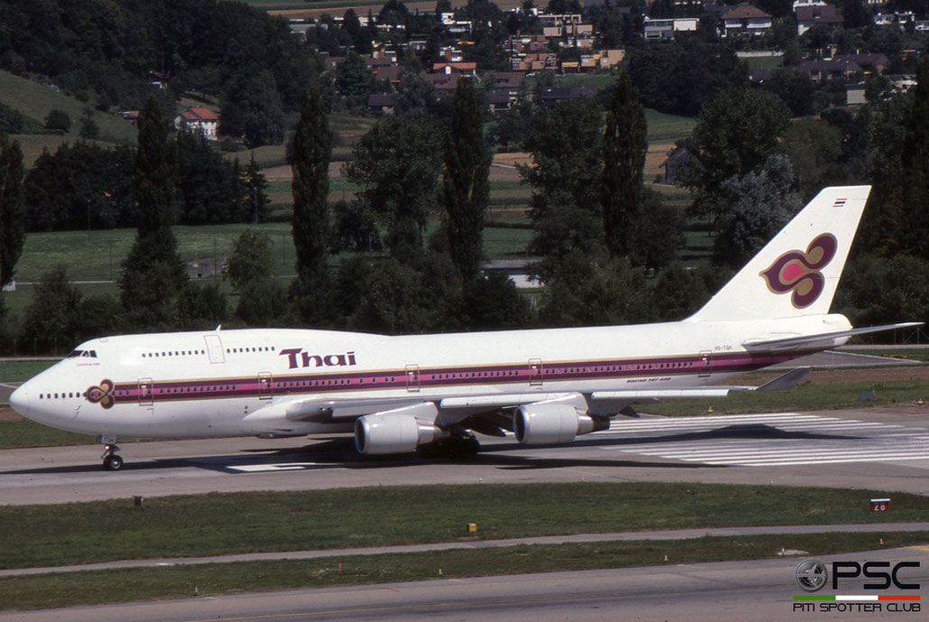 HS-TGH B747-4D7 24458/769 Thai Airways International © 2018 courtesy of Marco Ceschi - Piti Spotter Club Verona