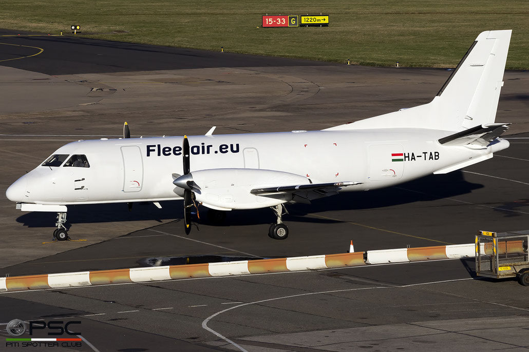 HA-TAB Saab 340A/F 340A-083 Fleet Air International @ Birmingham Airport 11.2017 © Piti Spotter Club Verona