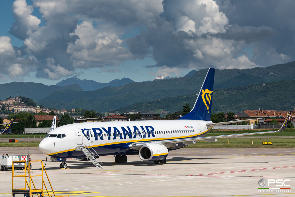 9H-QBR  B737-8AS  44716/5748  Malta Air  @ Aeroporto Bergamo © 2021 Piti Spotter Club Verona