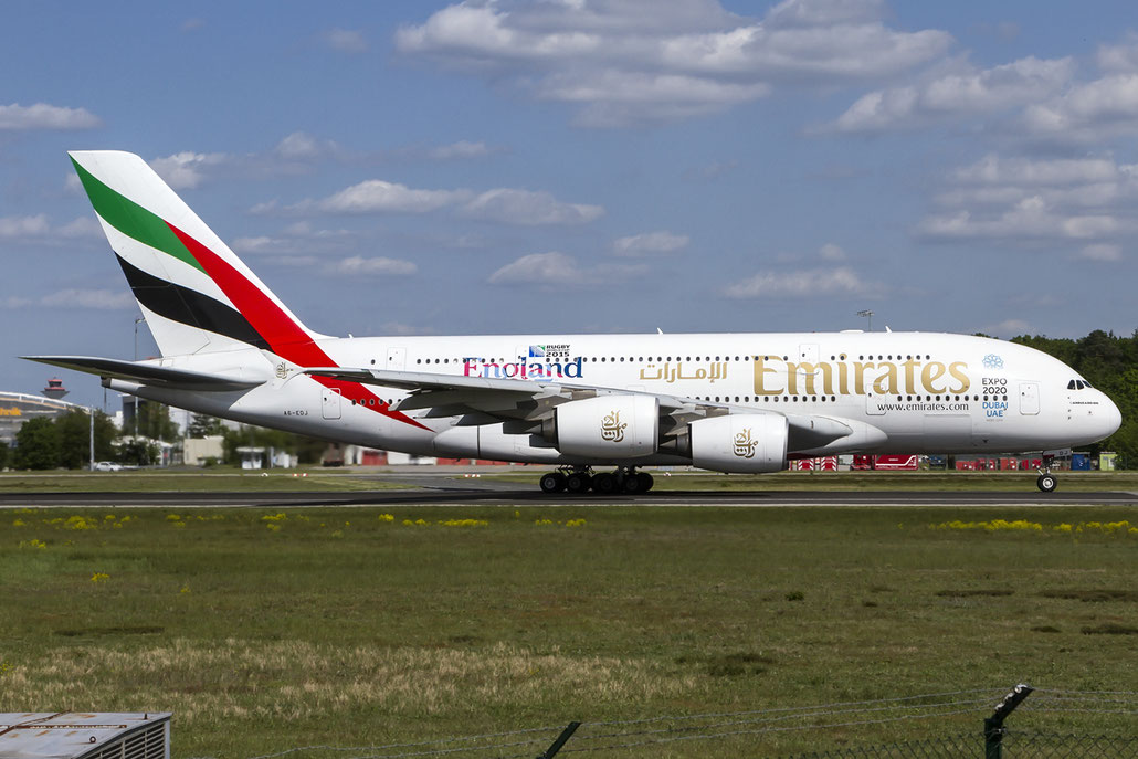 A6-EDJ A380-861 9 Emirates @ Frankfurt Airport 08.05.2015 © Piti Spotter Club Verona