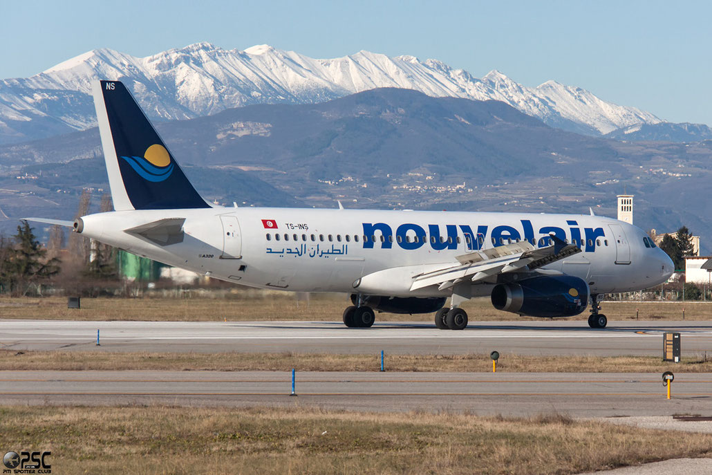 TS-INS A320-232 3089 Nouvelair Tunisie @ Aeroporto di Verona © Piti Spotter Club Verona
