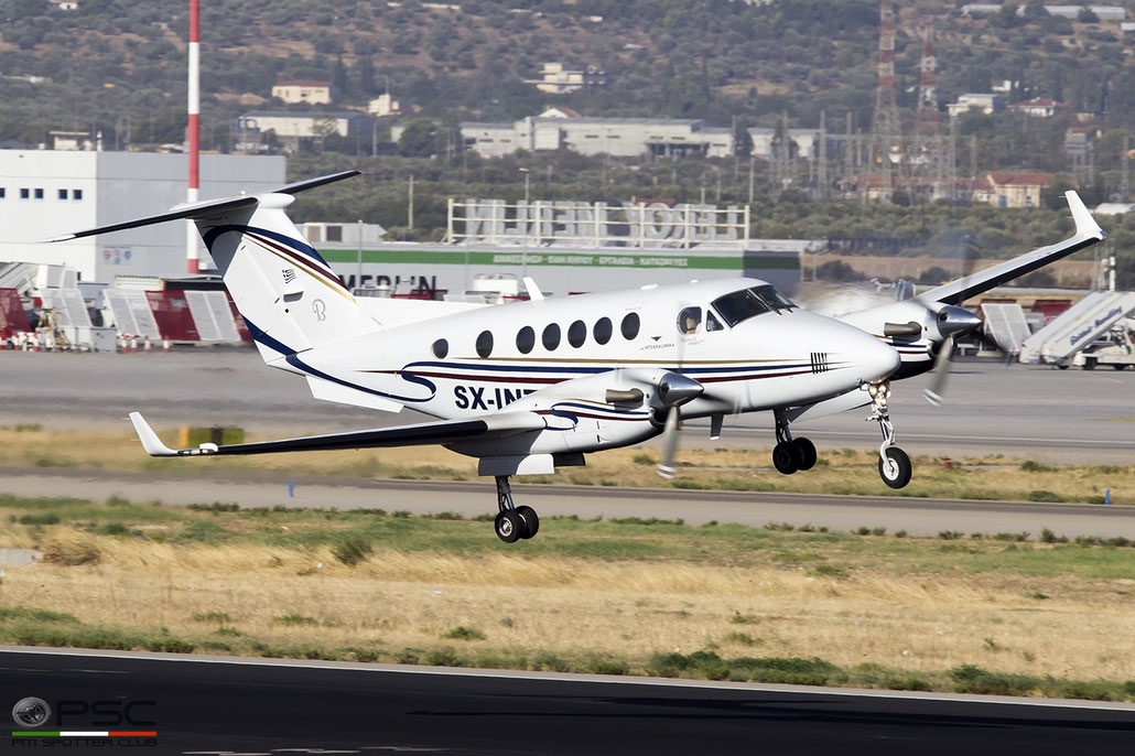 SX-INT Beechcraft 200 Super King Air @ Athens 2019 © Piti Spotter Club Verona 
