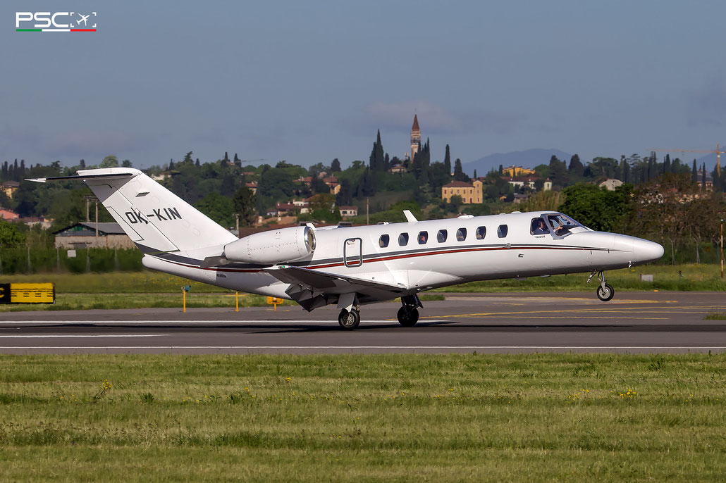 OK-KIN Cessna 525B CitationJet CJ3 525B0362    Aeropartner a.s. 2011  @ Aeroporto di Verona 04 2024 © Piti Spotter Club Verona
