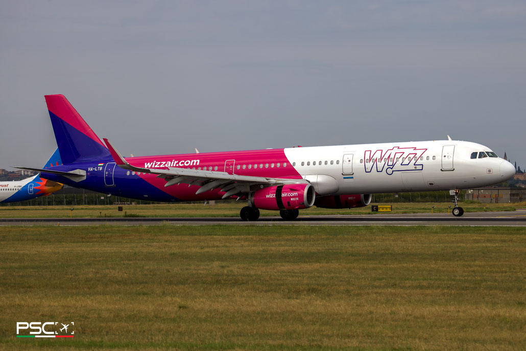 HA-LTB Airbus A321-231 sl 8271  V2533-A5  Wizz Air 2018 @ Verona 09 2024 © Piti Spotter Club Verona
