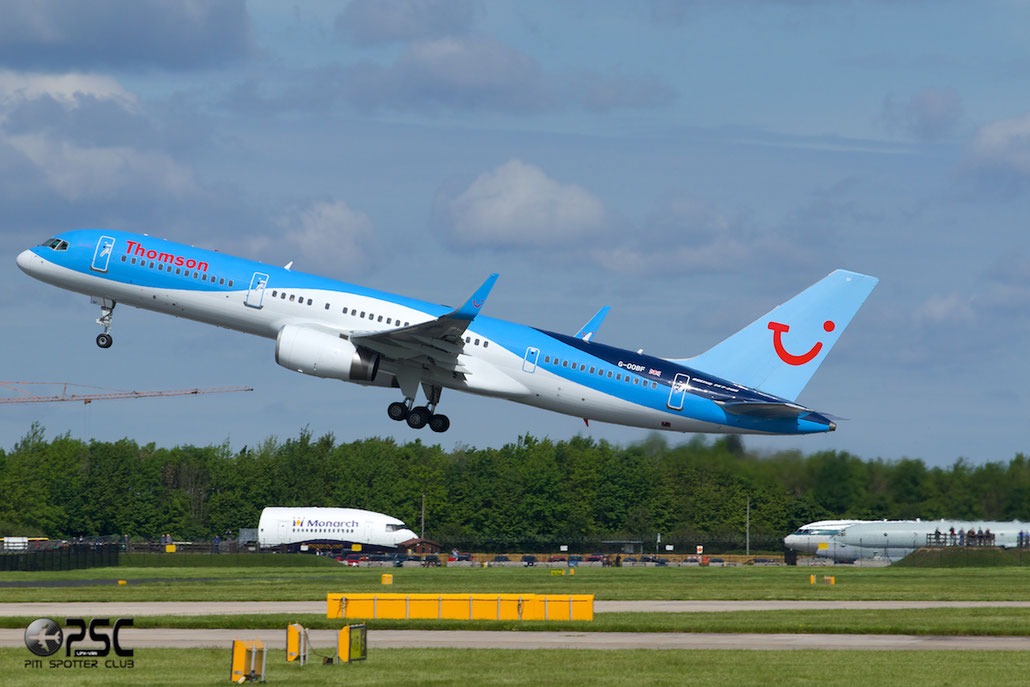 G-OOBF B757-28A 33101/1041 Thomson Airways @ Manchester Airport 13.05.2014 © Piti Spotter Club Verona