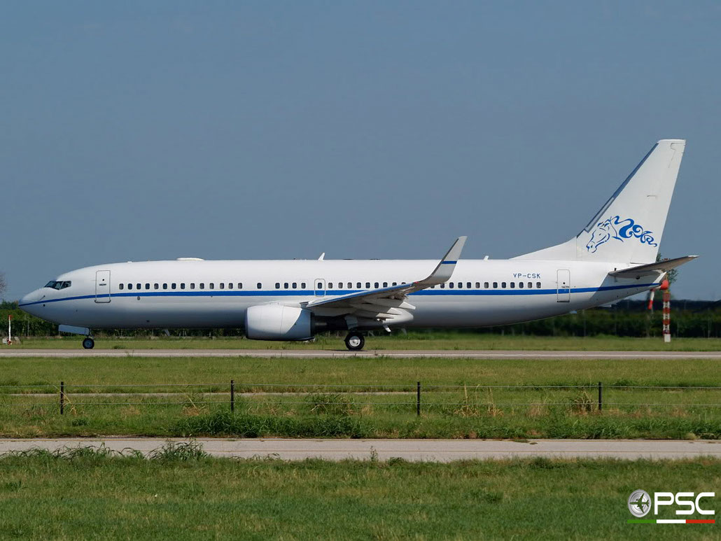 VP-CSK B737-8GG (BBJ2) 34620/1803 Nofa Aviation @ Aeroporto di Verona 02.08.2008  © Piti Spotter Club Verona