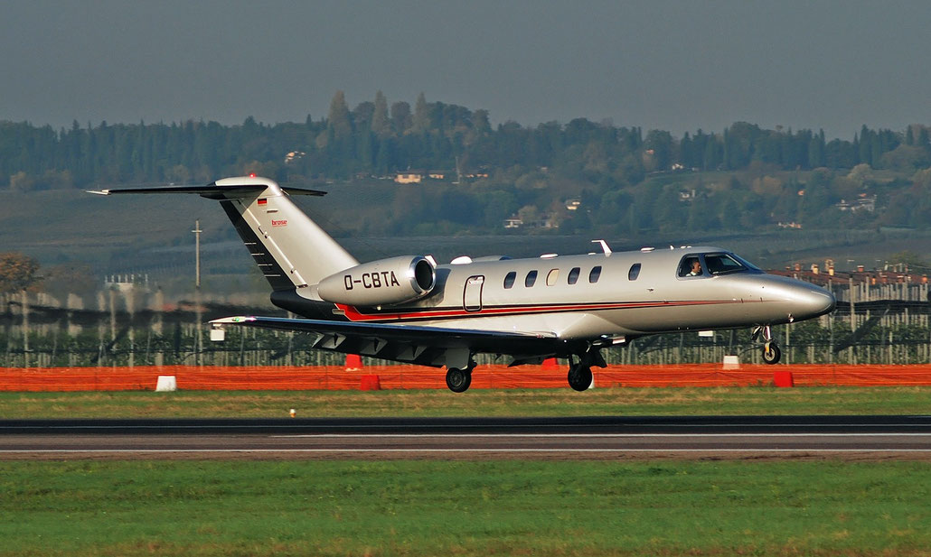 D-CBTA Ce525C (CJ4) 525C-0218 Brose Fahrzeugteile @ Aeroporto di Verona 11.2018  © Piti Spotter Club Verona