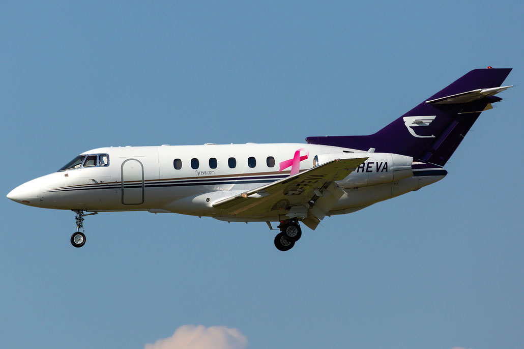 EJ-REVA Hawker 800XP 258416  TFE731  GainJet Ireland>REVA Inc. 1999 @ Barcellona BCN 09 2025 © Piti Spotter Club Verona