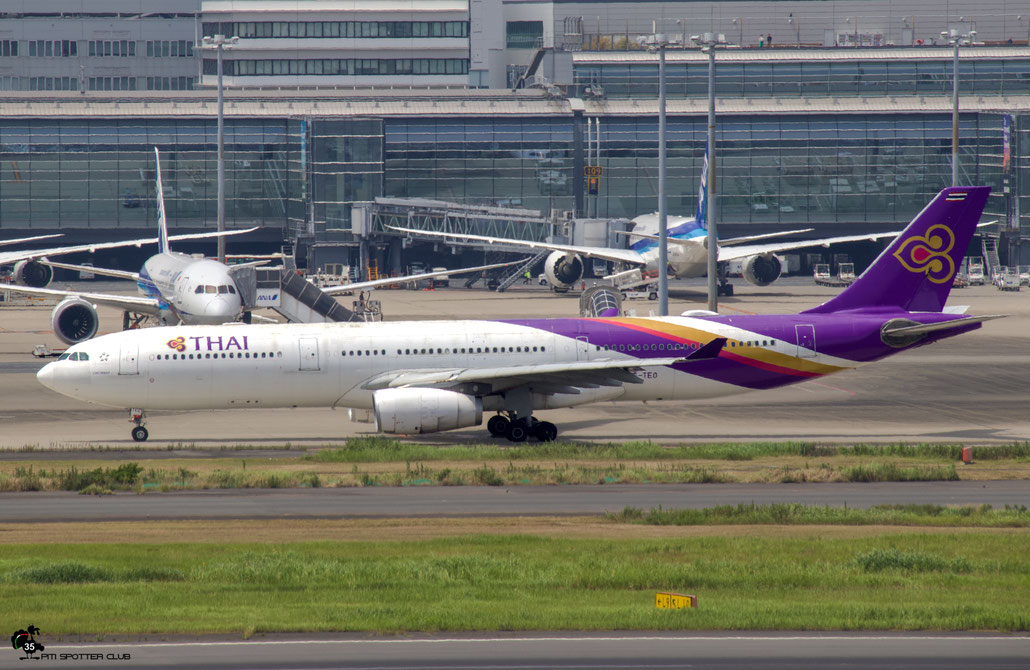 HS-TEO A330-343E 1003 Thai Airways International @ Tokyo Haneda 07.2023 © Piti Spotter Club Verona