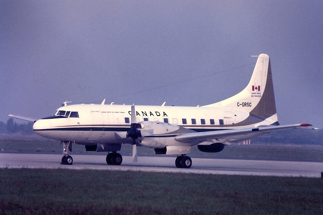 Environment Canada - Centre for Remote Sensing Convair 580 - C-GRSC @ Aeroporto di Verona © Piti Spotter Club Verona