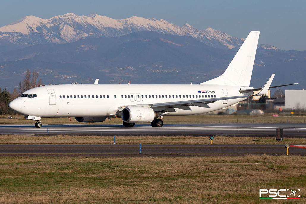 9A-LAB Boeing 737-8K5 30882 760 cfm56-7B2  ETF Airways> @ Aeroporto di Verona 02 2025  © Piti Spotter Club Verona