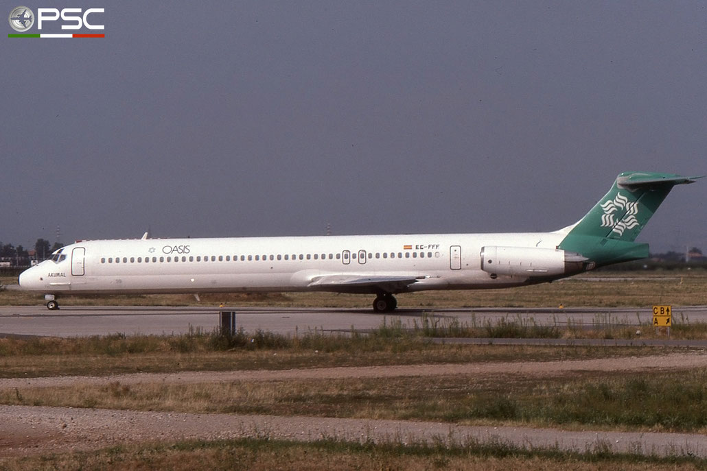 EC-FFF MD-83 49792/1655 Oasis International Airlines © 2017 courtesy of Marco Ceschi - Piti Spotter Club Verona