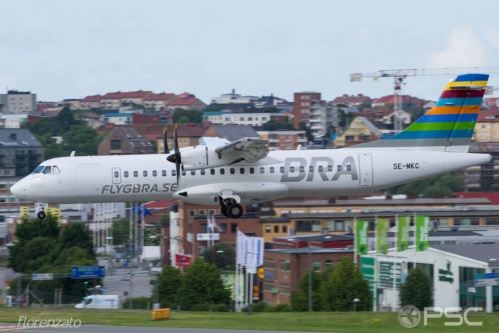 SE-MKC ATR72-212A 1313 BRA - Braathens Regional Airlines @ Stockholm Bromma Airport 19.08.2016 © Piti Spotter Club Verona