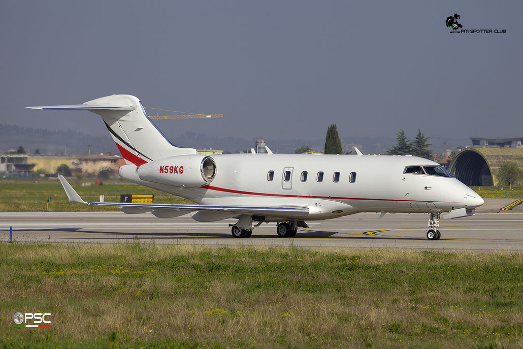 N59KG CL-300 20393 Kraus Gentle Corp. @ Aeroporto di Verona 09.04.2017  © Piti Spotter Club Verona