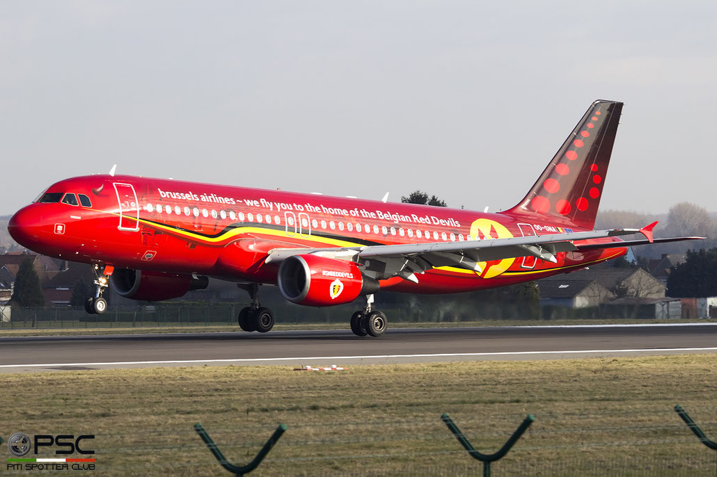 OO-SNA A320-214 1441 Brussels Airlines @ Bruxelles Airport 14.03.2018 © Piti Spotter Club Verona