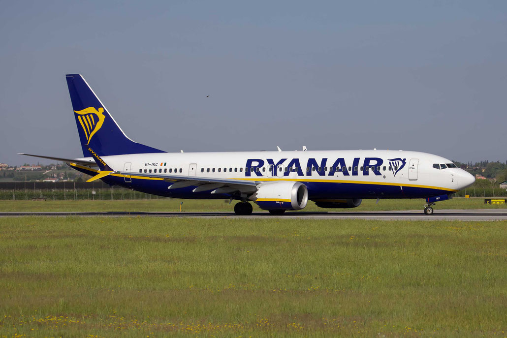 EI-IKC Boeing 737-8 MAX 200 62378 8998 LEAP-1B27  Ryanair 2024  @ Verona Villafranca 04 2026 © Piti Spotter Club Verona