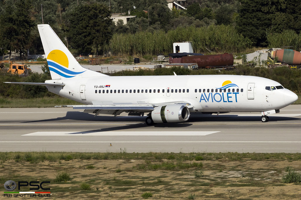 YU-ANJ B737-3H9 23714/1305 Aviolet @ Skiathos Airport 07.2017 © Piti Spotter Club Verona