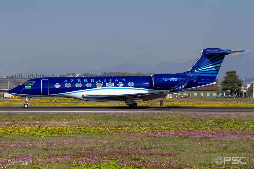 4K-ASG G650 6110 ASG Business Aviation @ Aeroporto di Verona 03.2023  © Piti Spotter Club Verona