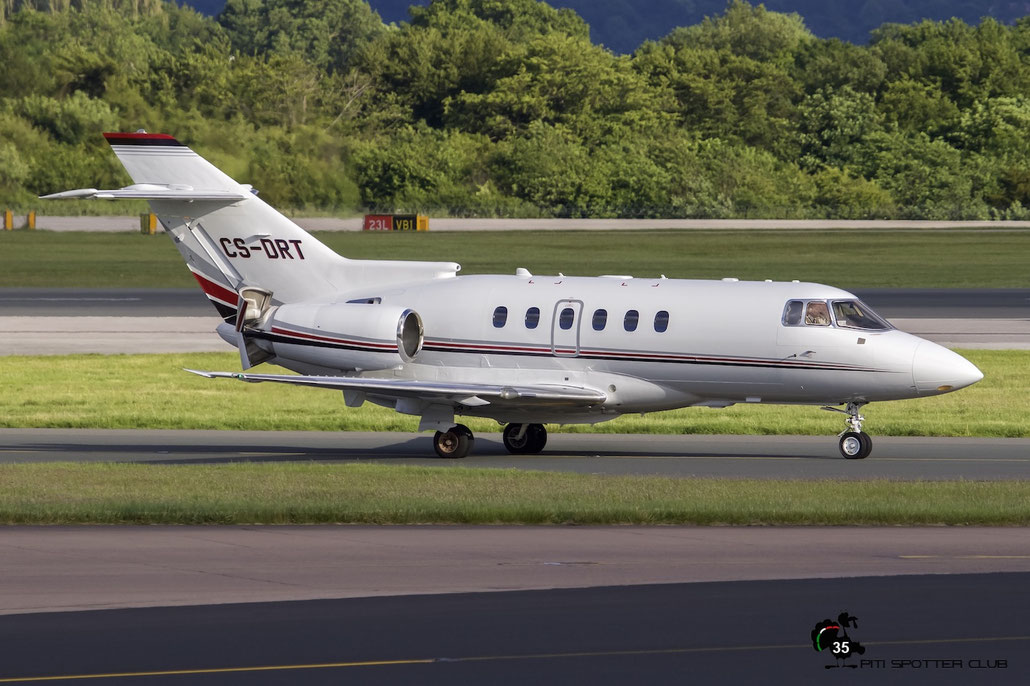 CS-DRT BAe125-800XPi 258802 NetJets Europe @ Manchester Airport 21.06.2015 © Piti Spotter Club Verona