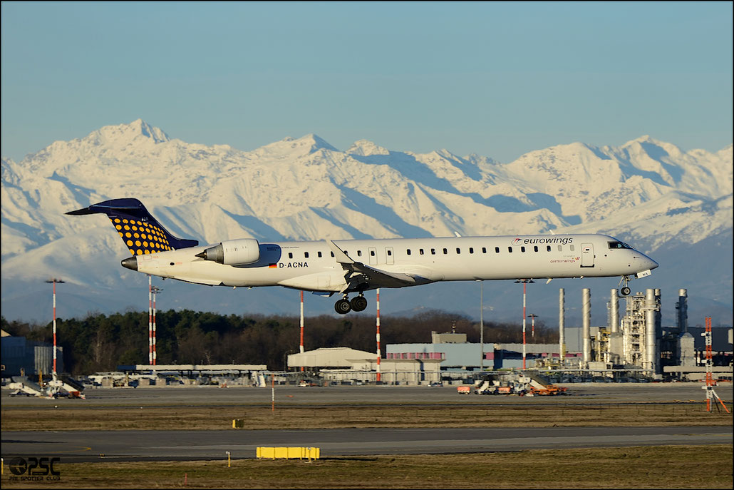 D-ACNA CRJ900LR 15229 Eurowings @ Milano Malpensa Airport 25.01.2014 © Piti Spotter Club Verona