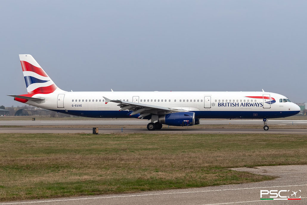 G-EUXE Airbus A321-231 2323  V2533-A5  BA Euroflyer>British Airways 2004 @ Aeroporto di Verona 02 2025  © Piti Spotter Club Verona