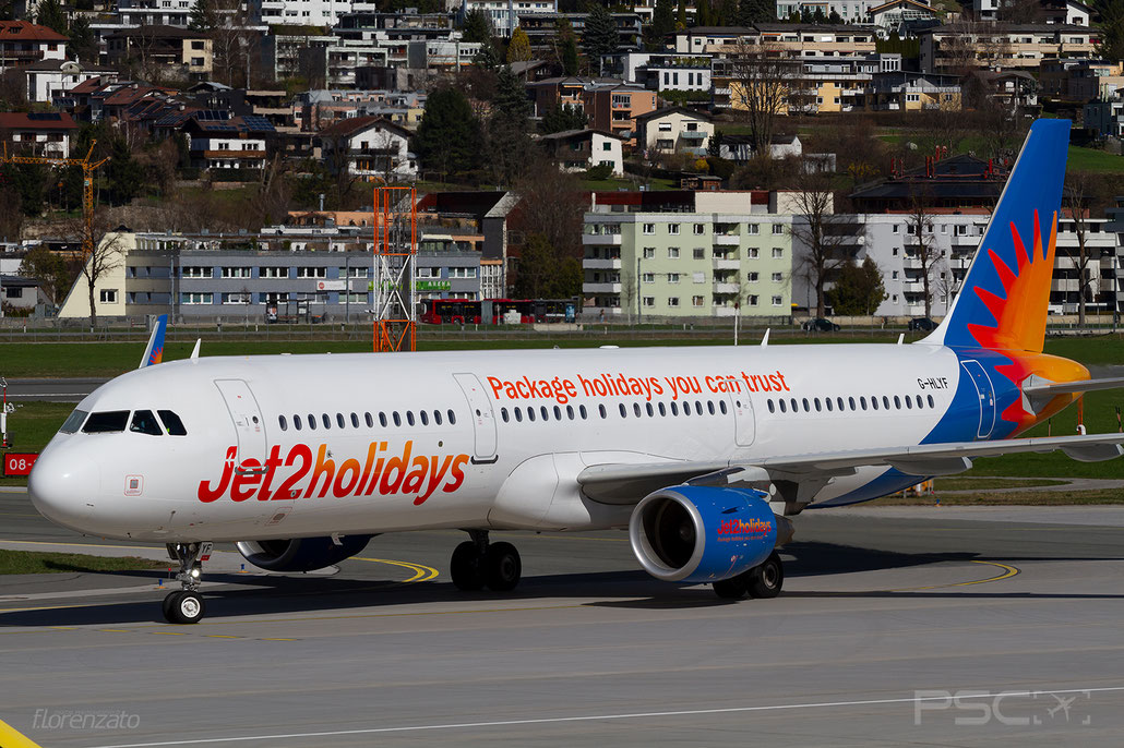 G-HLYF A321-211 6639 Jet2 @ Innsbruck 03.2024 © Piti Spotter Club Verona