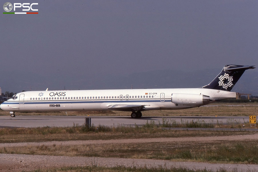 EC-EPM MD-83 49631/1596 Oasis International Airlines © 2017 courtesy of Marco Ceschi - Piti Spotter Club Verona
