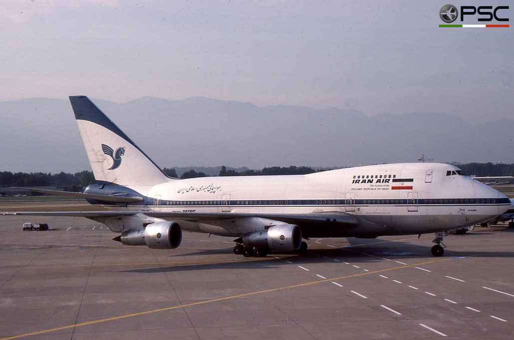 EP-IAC B747SP-86 21093/307 Iran Air © 2018 courtesy of Marco Ceschi - Piti Spotter Club Verona