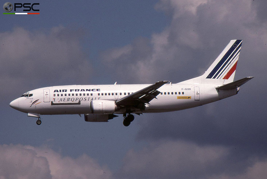 F-GIXK B737-33AQC 24028/1599 L'Aeropostale - Sociète d'Exploitation Postale © 2018 courtesy of Marco Ceschi - Piti Spotter Club Verona