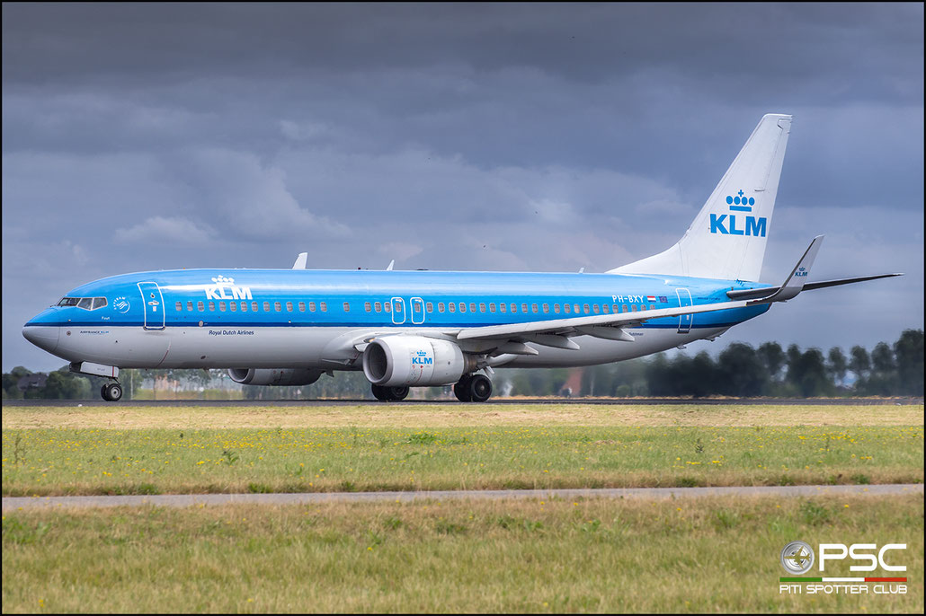 PH-BXY  B737-8K2  30372/2503  KLM Royal Dutch Airlines @ Amsterdam 2019 © Piti Spotter Club Verona 