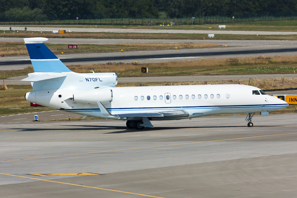 N70FL Falcon 7X 07 Flight Levels Corp. @ Zurich Airport 20.07.2013 © Piti Spotter Club Verona