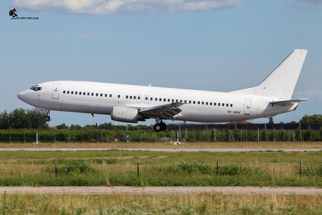 9H-AMW B737-4Q8 26281/2380 VVB Aviation Malta @ Aeroporto di Verona - 06/08/2016 © Piti Spotter Club Verona