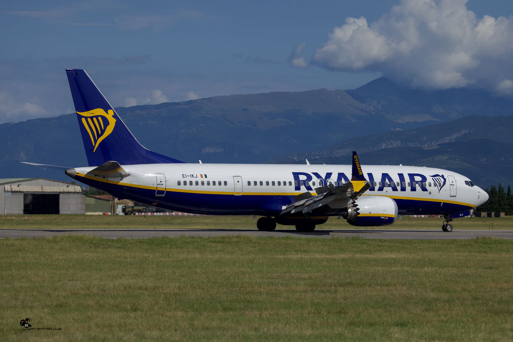 EI-IKJ Boeing 737-8 MAX 200 67120 9037 LEAP-1B27  Ryanair 2024 @ Aeroporto di Verona 07 2025 © Piti Spotter Club Verona